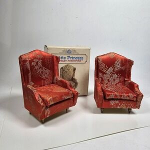 Ideal "Petite Princess"‎ #4410-7 Salon Wing Chair in Red